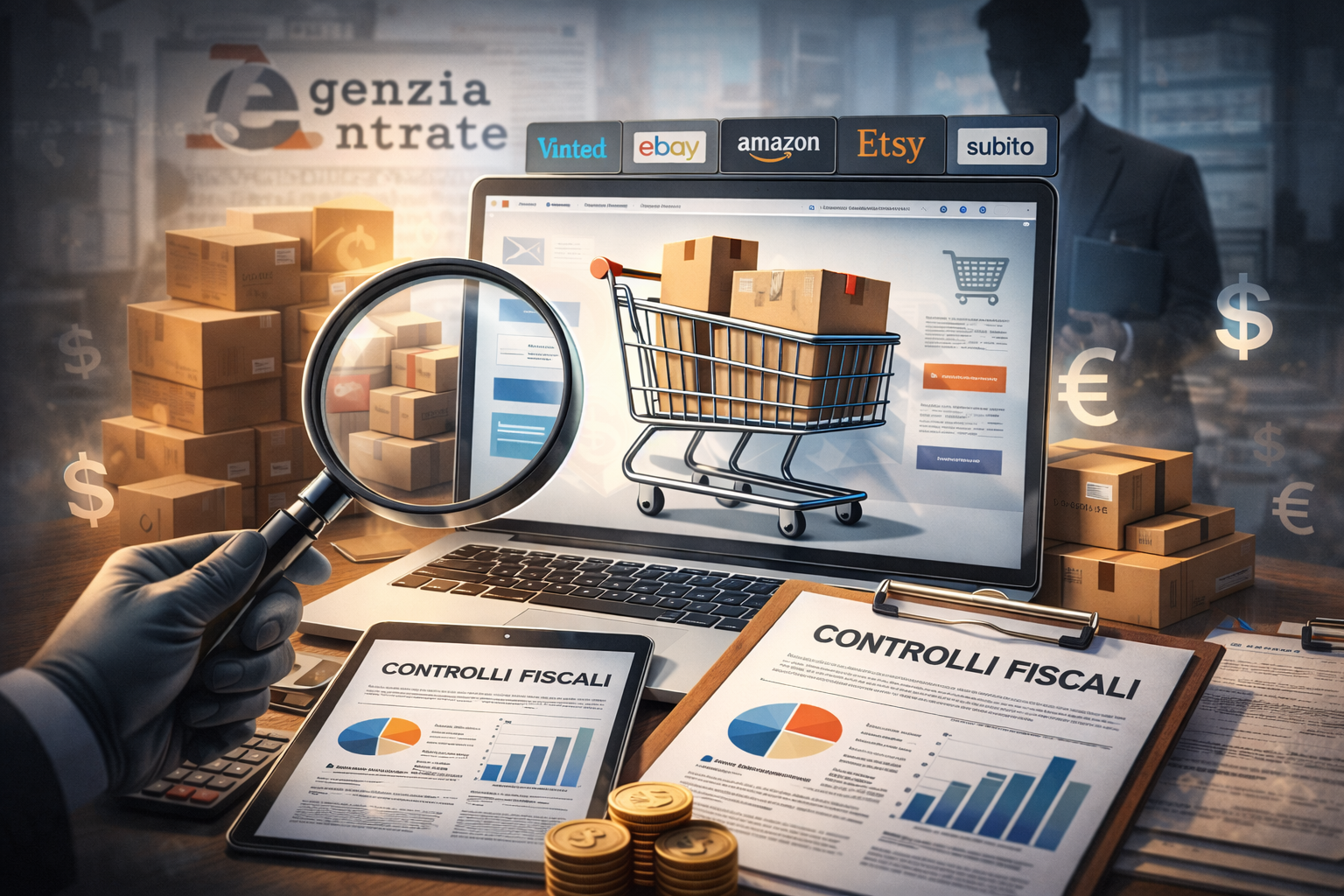 Vendite online su Vinted, eBay, Amazon & Co.: cosa cambia con DAC7